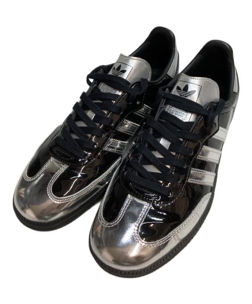 adidas（アディダス）adidas (アディダス) atmos (アトモス) SAMBA ATMOS “Tuxedo”(サンバ アトモス “タキシード”) ブラック×シルバー サイズ:27cmの古着・服飾アイテム