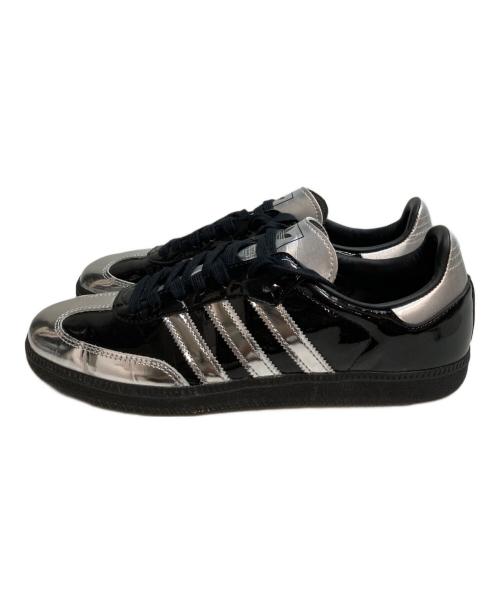 adidas（アディダス）adidas (アディダス) atmos (アトモス) SAMBA ATMOS “Tuxedo”(サンバ アトモス “タキシード”) ブラック×シルバー サイズ:27cmの古着・服飾アイテム