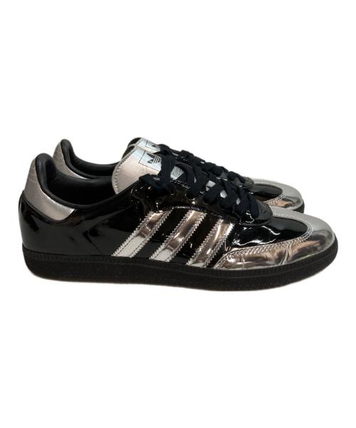 adidas（アディダス）adidas (アディダス) atmos (アトモス) SAMBA ATMOS “Tuxedo”(サンバ アトモス “タキシード”) ブラック×シルバー サイズ:27cmの古着・服飾アイテム
