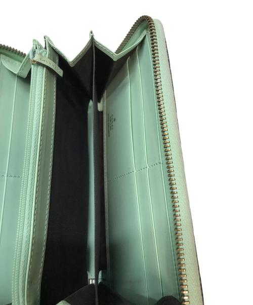 GUCCI（グッチ）GUCCI (グッチ) GGシマロングウォレット ミントの古着・服飾アイテム