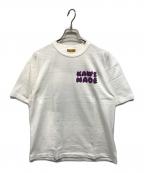 HUMAN MADE×KAWSヒューマンメイド×カウズ）の古着「25AW KAWS MADE GRAPHIC T-SHIRT #3」｜ホワイト×パープル