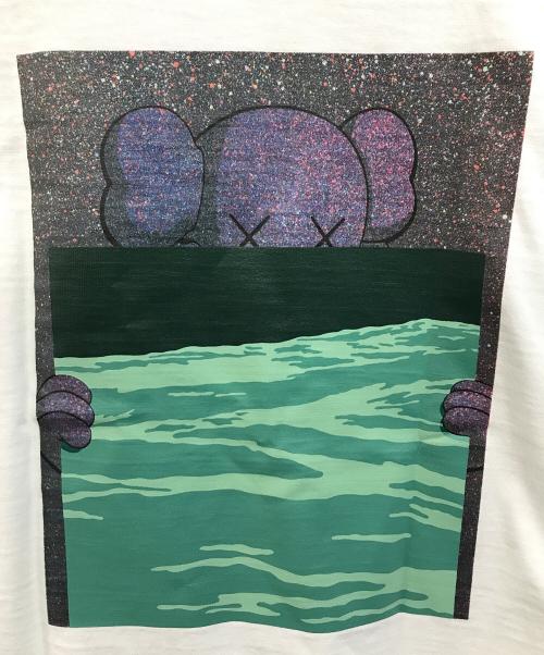 HUMAN MADE（ヒューマンメイド）HUMAN MADE (ヒューマンメイド) KAWS (カウズ) 25AW KAWS MADE GRAPHIC T-SHIRT #3 ホワイト×パープル サイズ:XLの古着・服飾アイテム