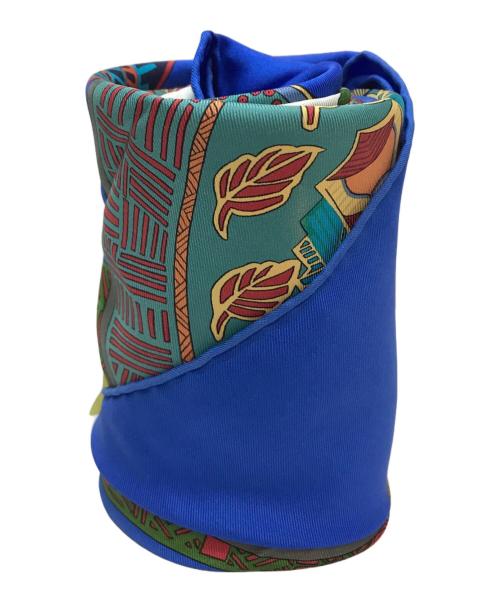 HERMES（エルメス）HERMES (エルメス) スカーフ ブルーの古着・服飾アイテム