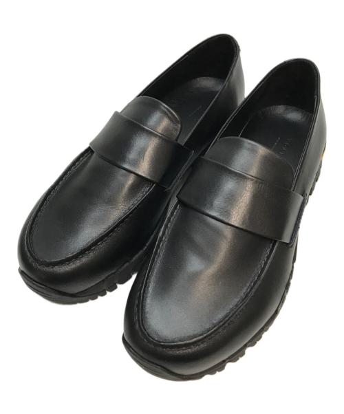 YOAK（ヨーク）YOAK (ヨーク) NOMAD LOAFER レザーローファー ブラック サイズ:24cmの古着・服飾アイテム
