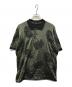 Jean Paul Gaultier homme（ジャンポールゴルチェオム）の古着「サテンポロシャツ」｜オリーブ×ブラック