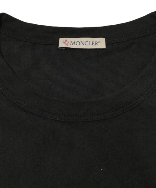 MONCLER（モンクレール）MONCLER (モンクレール) 星座刺繍ロゴカットソー 長袖 ロゴ ロンT ブラック サイズ:Sの古着・服飾アイテム