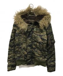 hysterics（ヒステリックス）の古着「N-2B プリマロフト ジャケット」｜オリーブ