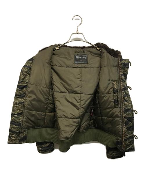 hysterics（ヒステリックス）hysterics (ヒステリックス) N-2B プリマロフト ジャケット オリーブ サイズ:FREEの古着・服飾アイテム