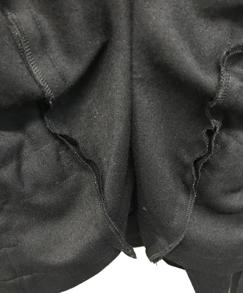 BLACK COMME des GARCONS（ブラックコムデギャルソン）BLACK COMME des GARCONS (ブラックコムデギャルソン) ウールライダースジャケット ブラック サイズ:SIZE XSの古着・服飾アイテム