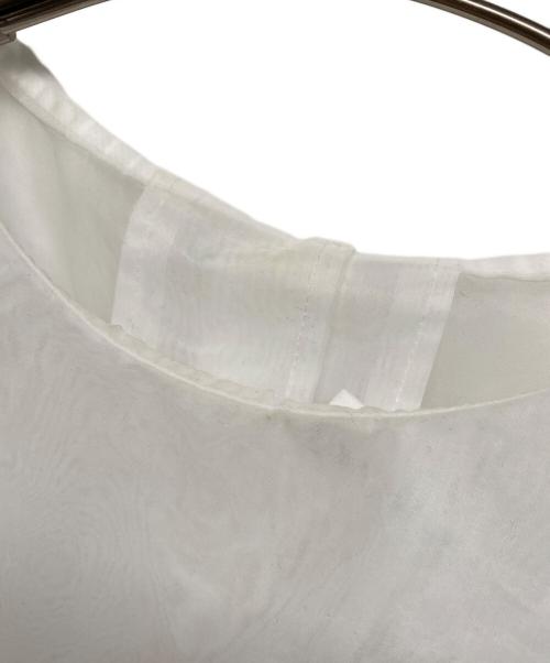 COMME des GARCONS GIRL（コムデギャルソンガール）COMME des GARCONS GIRL (コムデギャルソンガール) ruffled sheer shirt(ッフルド・シアー・シャツ) ホワイト サイズ:Sの古着・服飾アイテム