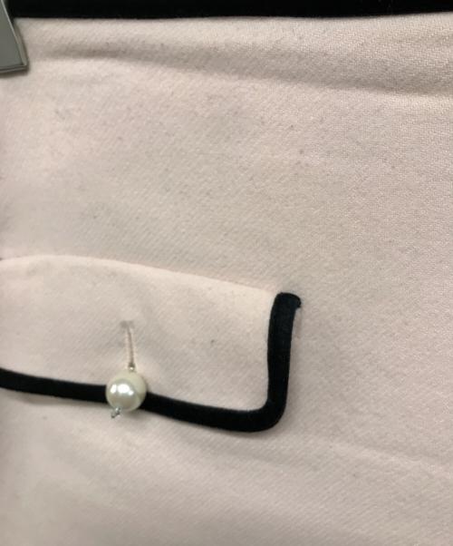 MIU MIU（ミュウミュウ）MIU MIU (ミュウミュウ) パールボタンミニスカート ピンク サイズ:42の古着・服飾アイテム