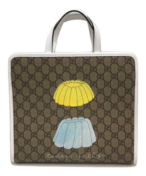 GUCCI（グッチ）GUCCI (グッチ) 〔チルドレンズ〕GG プリント トートバッグ ブラウンの古着・服飾アイテム