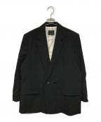 Conteコンテ）の古着「ダブル テーラード ジャケット」｜ブラック