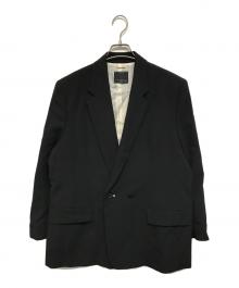 Conte（コンテ）の古着「ダブル テーラード ジャケット」｜ブラック