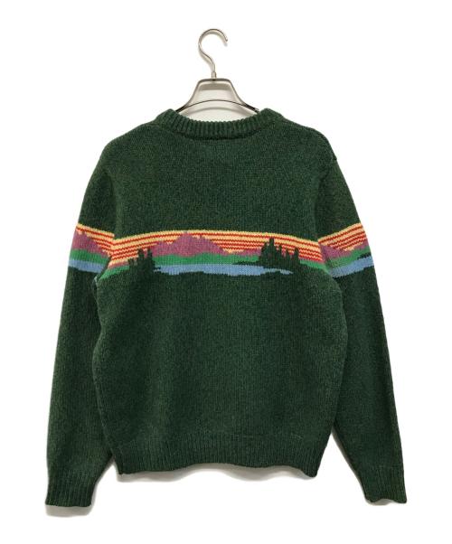 L.L.Bean（エルエルビーン）L.L.Bean (エルエルビーン) ウールロゴニット グリーン サイズ:XLの古着・服飾アイテム