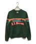 L.L.Bean（エルエルビーン）の古着「ウールロゴニット」｜グリーン