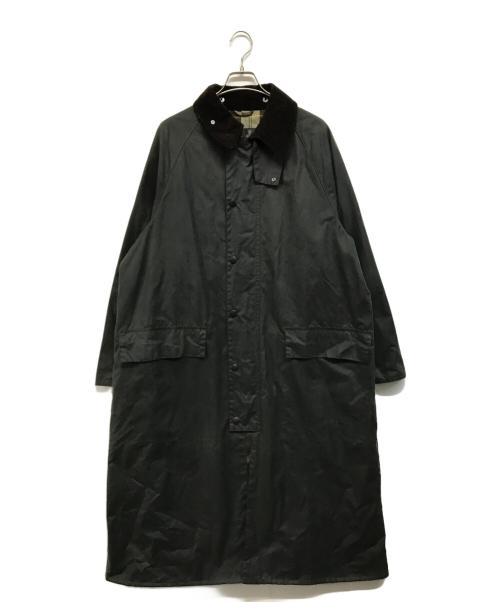 Barbour（バブアー）Barbour (バブアー) 【OS WAX BURGHLEY】オーバーサイズ ワックス バーレー ワックス コットン ロング コート カーキ サイズ:40の古着・服飾アイテム