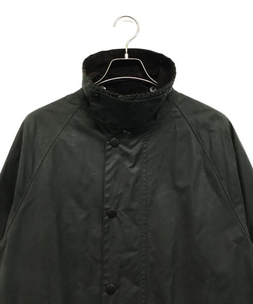 Barbour（バブアー）Barbour (バブアー) 【OS WAX BURGHLEY】オーバーサイズ ワックス バーレー ワックス コットン ロング コート カーキ サイズ:40の古着・服飾アイテム