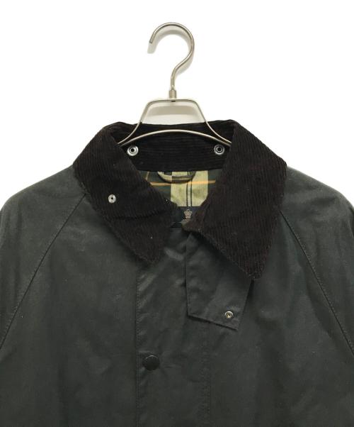 Barbour（バブアー）Barbour (バブアー) 【OS WAX BURGHLEY】オーバーサイズ ワックス バーレー ワックス コットン ロング コート カーキ サイズ:40の古着・服飾アイテム