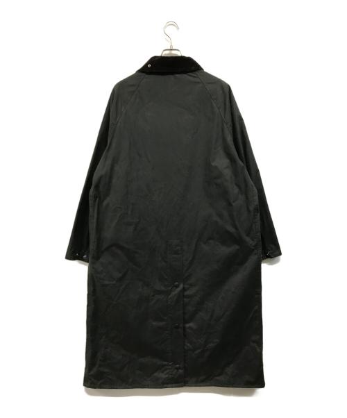Barbour（バブアー）Barbour (バブアー) 【OS WAX BURGHLEY】オーバーサイズ ワックス バーレー ワックス コットン ロング コート カーキ サイズ:40の古着・服飾アイテム