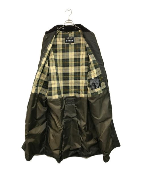 Barbour（バブアー）Barbour (バブアー) 【OS WAX BURGHLEY】オーバーサイズ ワックス バーレー ワックス コットン ロング コート カーキ サイズ:40の古着・服飾アイテム