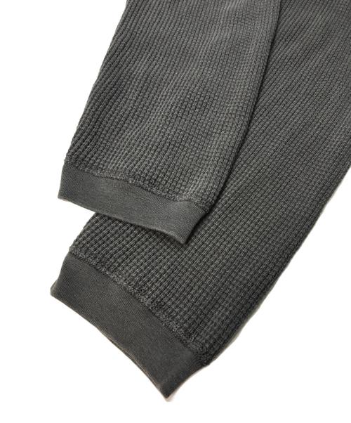 stussy（ステューシー）stussy (ステューシー) Raglan Thermal L/S Crew Washed グレー サイズ:Lの古着・服飾アイテム