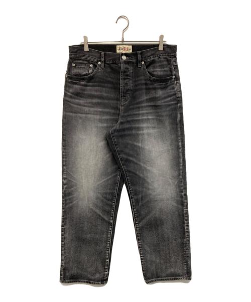 stussy（ステューシー）stussy　 (ステューシー) ヴィンテージ加工デニムパンツ グレー サイズ:81cm (W32)の古着・服飾アイテム