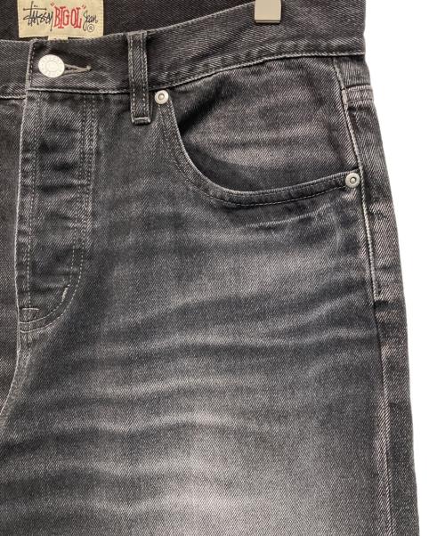 stussy（ステューシー）stussy　 (ステューシー) ヴィンテージ加工デニムパンツ グレー サイズ:81cm (W32)の古着・服飾アイテム