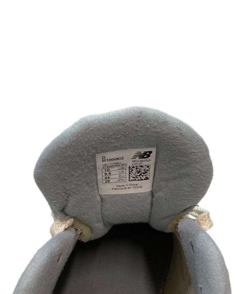 NEW BALANCE（ニューバランス）NEW BALANCE (ニューバランス) KITH (キス) KITH 1000 キス クウォーリー ローカットスニーカー スカイブルー サイズ:28cmの古着・服飾アイテム