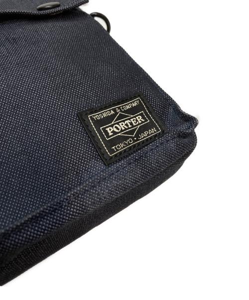 PORTER（ポーター）PORTER (ポーター) バーティカルショルダーバッグ ネイビーの古着・服飾アイテム