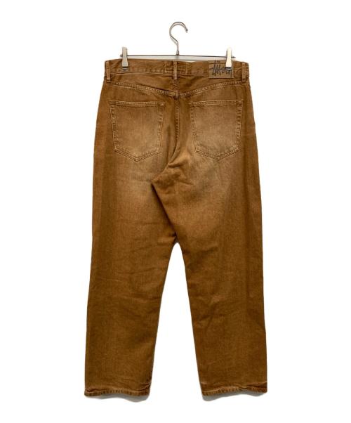 stussy（ステューシー）stussy　 (ステューシー) BIG OL' JEAN DENIM デニムパンツ（ラグラン・ビッグ・オール・ジーン・デニム） ブラウン サイズ:81cm (W32)の古着・服飾アイテム