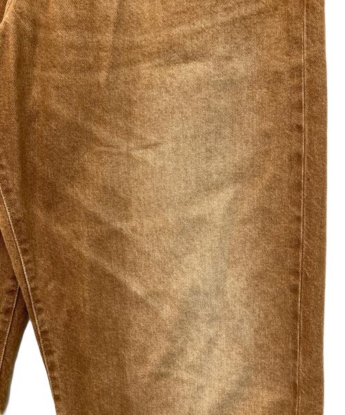 stussy（ステューシー）stussy　 (ステューシー) BIG OL' JEAN DENIM デニムパンツ（ラグラン・ビッグ・オール・ジーン・デニム） ブラウン サイズ:81cm (W32)の古着・服飾アイテム