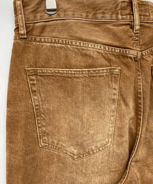 stussy（ステューシー）stussy　 (ステューシー) BIG OL' JEAN DENIM デニムパンツ（ラグラン・ビッグ・オール・ジーン・デニム） ブラウン サイズ:81cm (W32)の古着・服飾アイテム