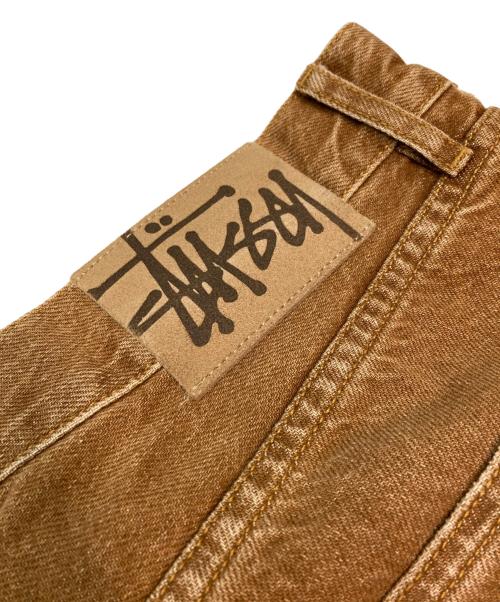 stussy（ステューシー）stussy　 (ステューシー) BIG OL' JEAN DENIM デニムパンツ（ラグラン・ビッグ・オール・ジーン・デニム） ブラウン サイズ:81cm (W32)の古着・服飾アイテム