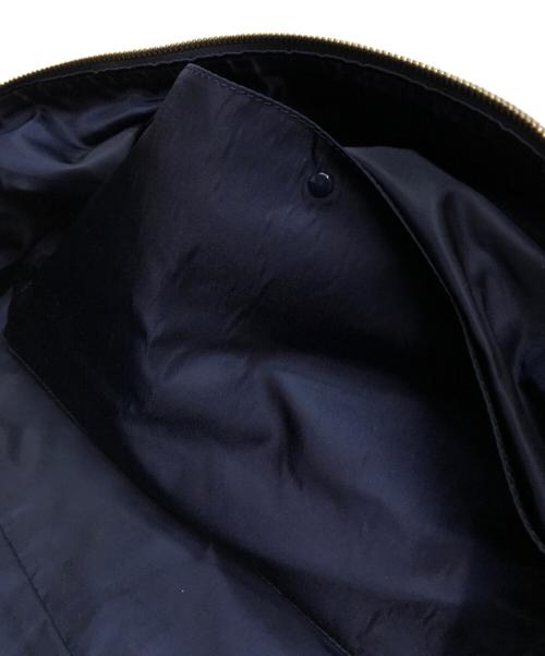 Christian Dior（クリスチャン ディオール）Christian Dior (クリスチャン ディオール) トロッター柄ボストンバッグ ネイビー×グレーの古着・服飾アイテム