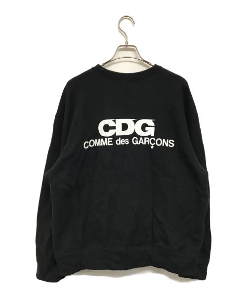 CDG（シーディージー）CDG (シーディージー) OVERSIZED SWEATSHIRT(オーバーサイズド　スウェットシャツ) ブラック サイズ:Sの古着・服飾アイテム