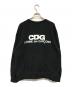 CDG (シーディージー) OVERSIZED SWEATSHIRT(オーバーサイズド　スウェットシャツ) ブラック サイズ:S：15000円
