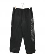 SUPREMEシュプリーム）の古着「25FW Spellout Embroidered Ripstop Track Pant(スペルアウト・エンブロイダード・リップストップ・トラックパンツ)」｜ブラック