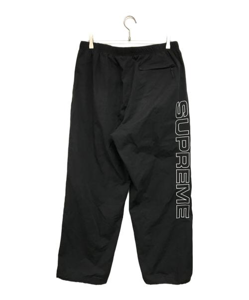 SUPREME（シュプリーム）SUPREME (シュプリーム) 25FW Spellout Embroidered Ripstop Track Pant(スペルアウト・エンブロイダード・リップストップ・トラックパンツ) ブラック サイズ:Lの古着・服飾アイテム