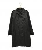 Aquascutumアクアスキュータム）の古着「ライナー付トレンチコート」｜ブラック