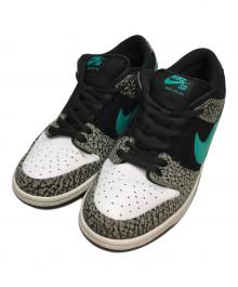 NIKE SB（ナイキエスビー）の古着「DUNK LOW PRO SB  ELEPHANT(ダンク・ロー・プロ・エスビー・エレファント)」｜グレー×ティールブルー×エレフォント