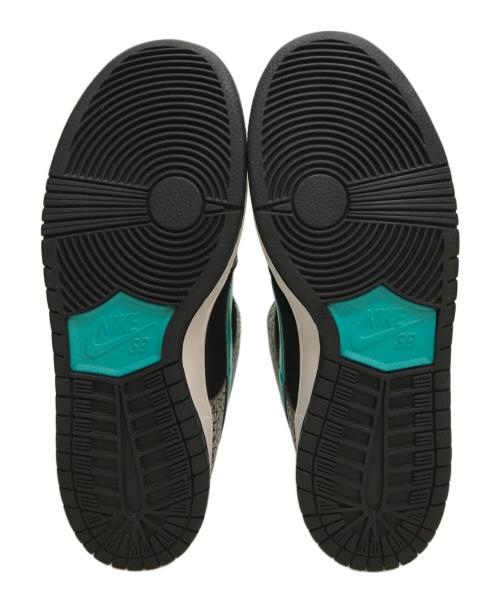 NIKE SB（ナイキエスビー）NIKE SB (ナイキエスビー) DUNK LOW PRO SB  ELEPHANT(ダンク・ロー・プロ・エスビー・エレファント) グレー×ティールブルー×エレフォント サイズ:26.5cmの古着・服飾アイテム