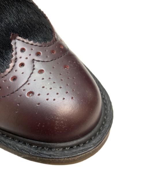 Dr.Martens（ドクターマーチン）Dr.Martens (ドクターマーチン) マティアス 7ホールブーツ パープル×ブラック サイズ:UK4　US　L6の古着・服飾アイテム