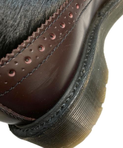 Dr.Martens（ドクターマーチン）Dr.Martens (ドクターマーチン) マティアス 7ホールブーツ パープル×ブラック サイズ:UK4　US　L6の古着・服飾アイテム