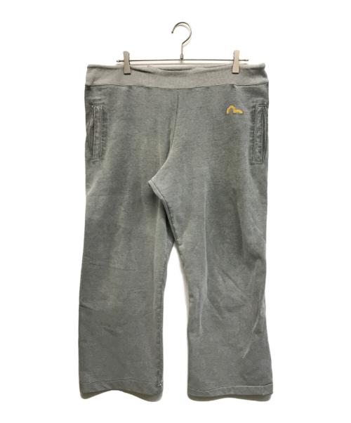 EVISU（エヴィス）EVISU (エヴィス) スウェットパンツ グレー×ピンク サイズ:SIZE 42の古着・服飾アイテム