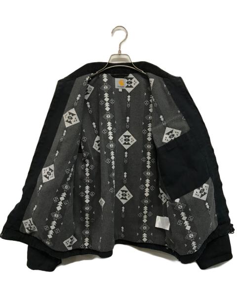 CarHartt（カーハート）CarHartt (カーハート) 裏地ネイティブ柄デトロイトジャケット DETROIT JACKET ネイビー サイズ:Lの古着・服飾アイテム