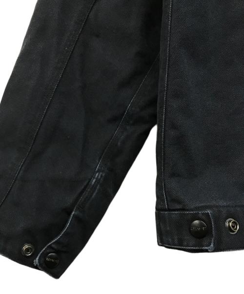 CarHartt（カーハート）CarHartt (カーハート) 裏地ネイティブ柄デトロイトジャケット DETROIT JACKET ネイビー サイズ:Lの古着・服飾アイテム