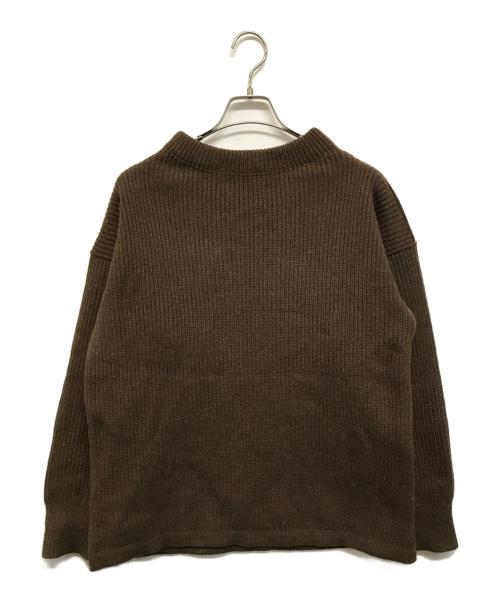 ANDERSEN-ANDERSEN（アンデルセン アンデルセン）Andersen-Andersen (アンデルセン アンデルセン) 畔ウールニット ブラウン サイズ:Lの古着・服飾アイテム