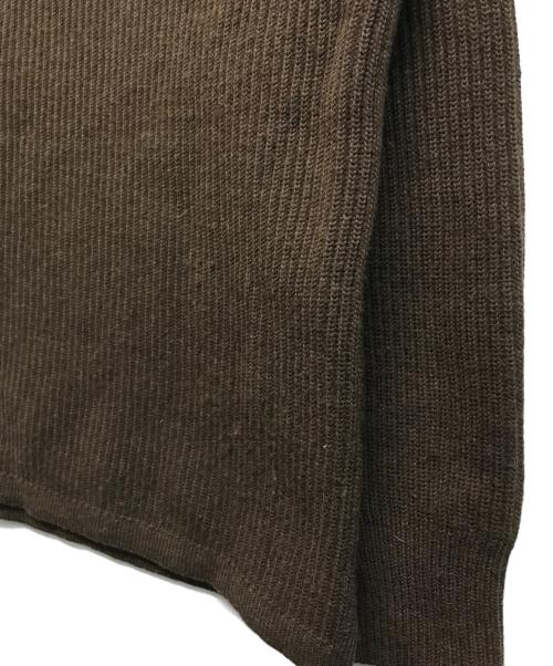 ANDERSEN-ANDERSEN（アンデルセン アンデルセン）Andersen-Andersen (アンデルセン アンデルセン) 畔ウールニット ブラウン サイズ:Lの古着・服飾アイテム