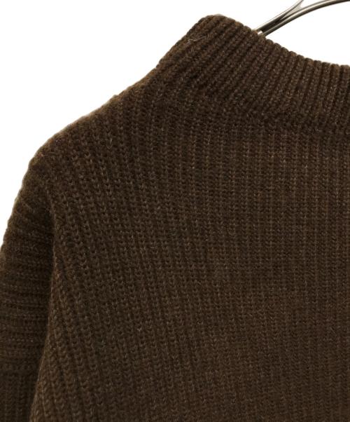 ANDERSEN-ANDERSEN（アンデルセン アンデルセン）Andersen-Andersen (アンデルセン アンデルセン) 畔ウールニット ブラウン サイズ:Lの古着・服飾アイテム
